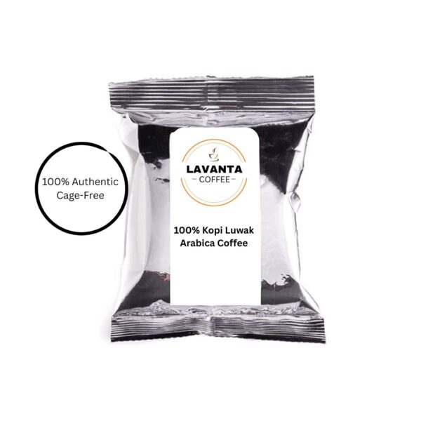 100% Kopi Luwak Arabica Coffee with Certificate of Authenticity